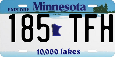 MN license plate 185TFH