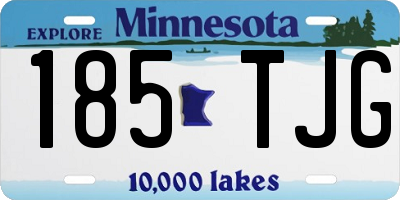 MN license plate 185TJG