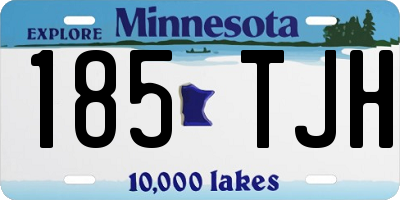 MN license plate 185TJH