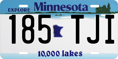 MN license plate 185TJI