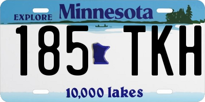 MN license plate 185TKH