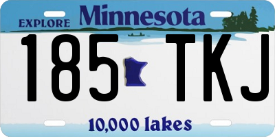 MN license plate 185TKJ