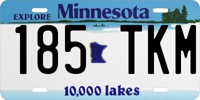 MN license plate 185TKM