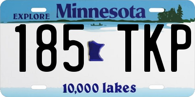 MN license plate 185TKP