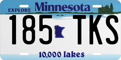 MN license plate 185TKS