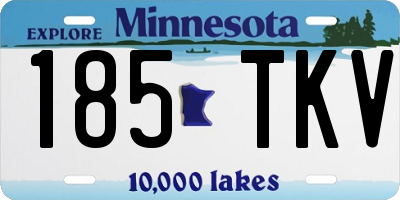 MN license plate 185TKV