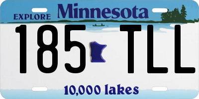MN license plate 185TLL