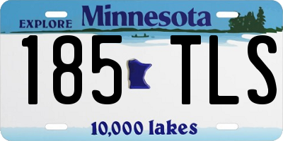 MN license plate 185TLS