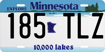 MN license plate 185TLZ