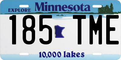 MN license plate 185TME