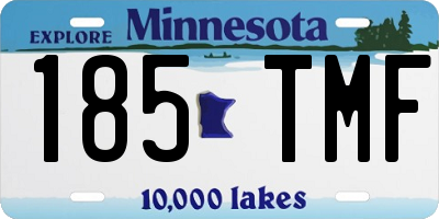 MN license plate 185TMF