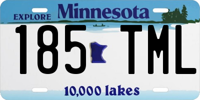 MN license plate 185TML