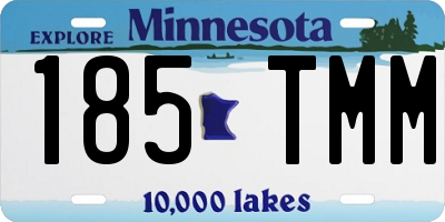 MN license plate 185TMM