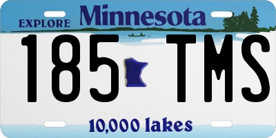 MN license plate 185TMS