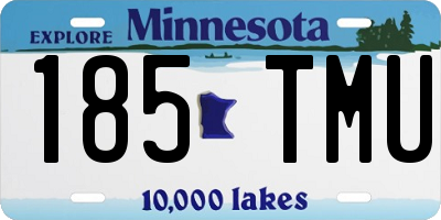 MN license plate 185TMU