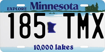 MN license plate 185TMX