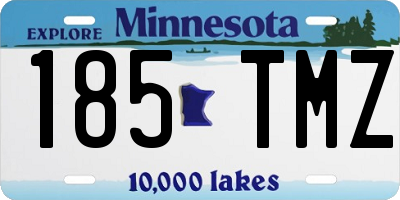 MN license plate 185TMZ
