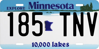 MN license plate 185TNV