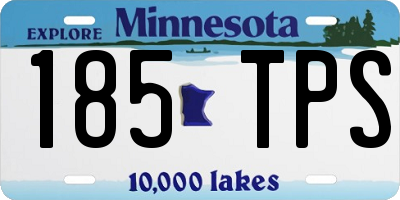 MN license plate 185TPS
