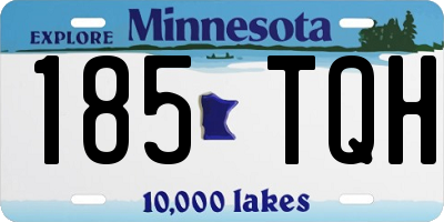 MN license plate 185TQH
