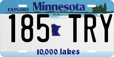 MN license plate 185TRY