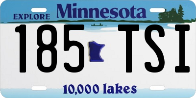 MN license plate 185TSI
