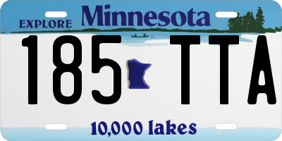 MN license plate 185TTA