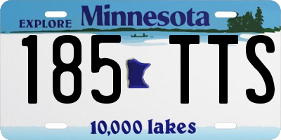 MN license plate 185TTS
