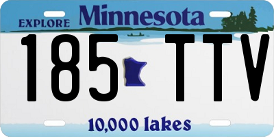 MN license plate 185TTV