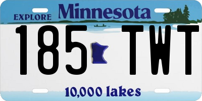 MN license plate 185TWT