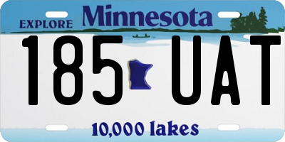 MN license plate 185UAT