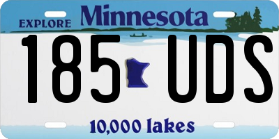 MN license plate 185UDS