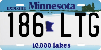 MN license plate 186LTG