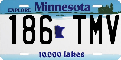 MN license plate 186TMV