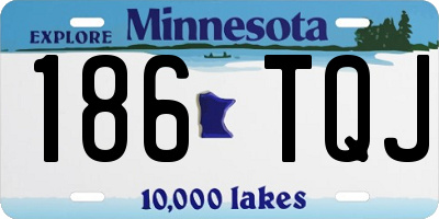 MN license plate 186TQJ