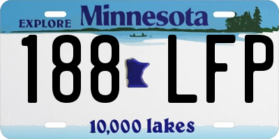 MN license plate 188LFP