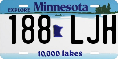 MN license plate 188LJH