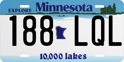 MN license plate 188LQL