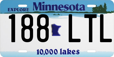 MN license plate 188LTL