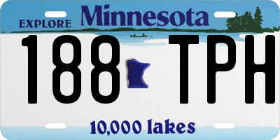 MN license plate 188TPH