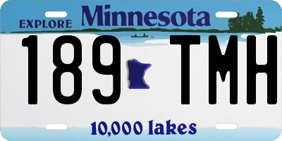 MN license plate 189TMH