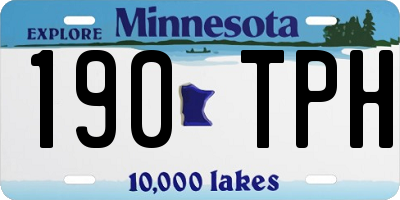 MN license plate 190TPH
