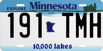 MN license plate 191TMH