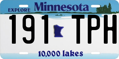 MN license plate 191TPH
