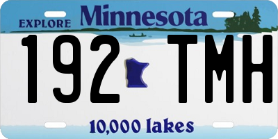 MN license plate 192TMH