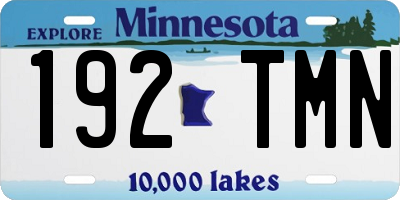 MN license plate 192TMN