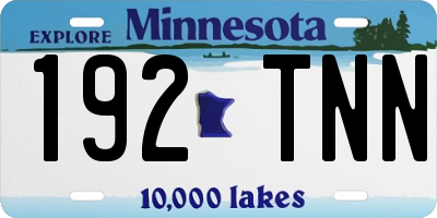MN license plate 192TNN