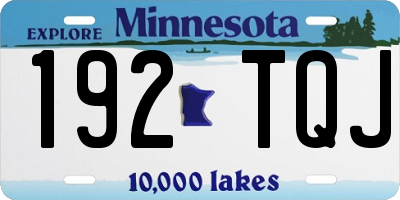 MN license plate 192TQJ