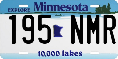 MN license plate 195NMR