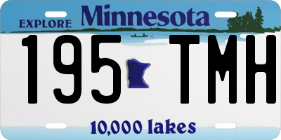 MN license plate 195TMH
